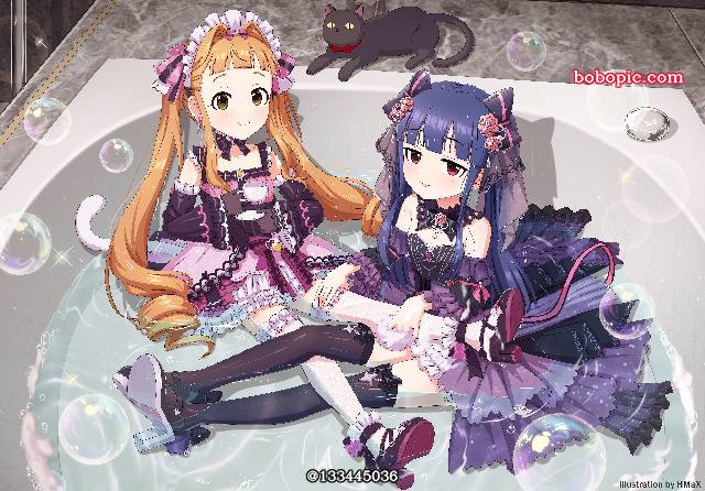 偶像大师 灰姑娘女孩, 星光舞台, The Idolmaster: Cinderella Girls Starlight Stage, 衣服湿透, 黑丝袜, 萝莉, Nina Ichihara, Yukimi Sajo