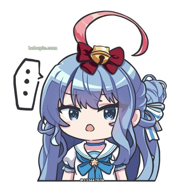 Hololive, ahoge, Hoshimachi Suisei fanart, Suisei Hoshimachi, Virtual Youtuber 100+ bookmarks