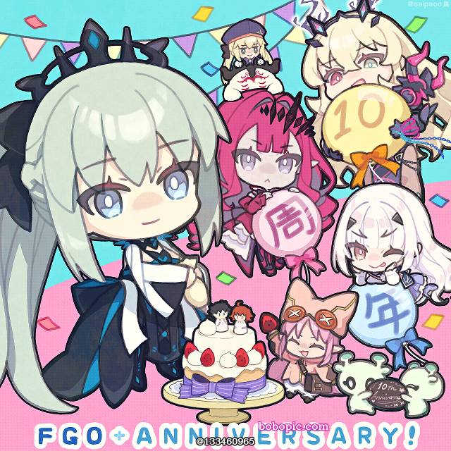 Morgan (Fate), 哈贝特罗（Fate）, 梅柳齐娜（Fate）, 布范·希（Fate）, 巴格斯特（Fate）, Q版, Ritsuka Fujimaru