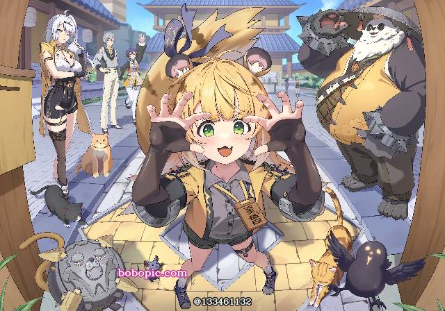 绝区零, Ju Fufu, young girl, Zenless Zone Zero 100+ Bookmarks, roar