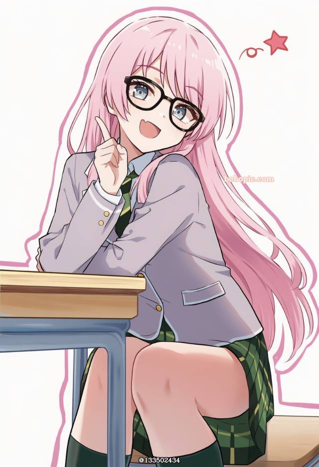Anon Chihaya, 女孩子, AI 画作
