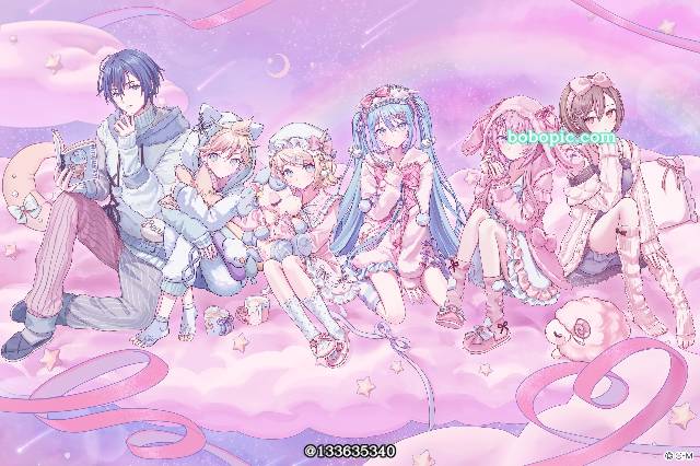 初音未来, 鏡音鈴, 镜音连, 巡音流歌, 商业绘图
