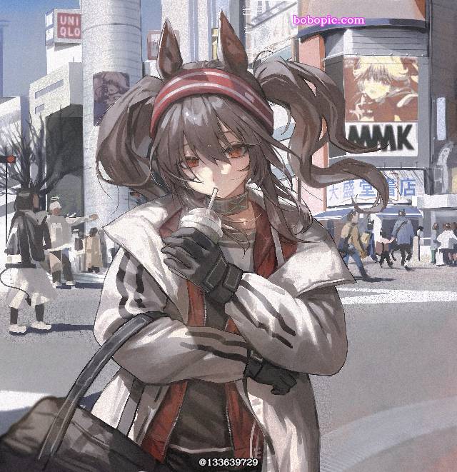 女孩子, Shibuya, 辣妹, Angelina, Arknights, 安洁莉娜(明日方舟), 明日方舟