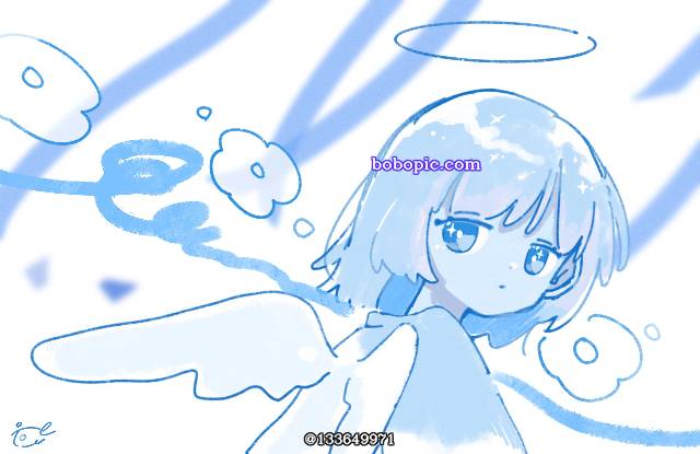 原创, 女孩子, 插画, digital illustration, original illustration, angel