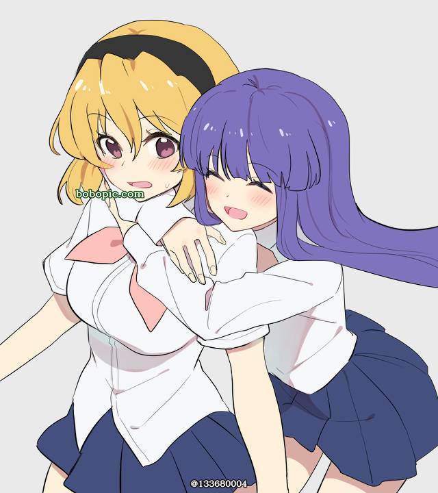 寒蝉鸣泣之时, yuri, Satoko/Rika, Rika/Satoko