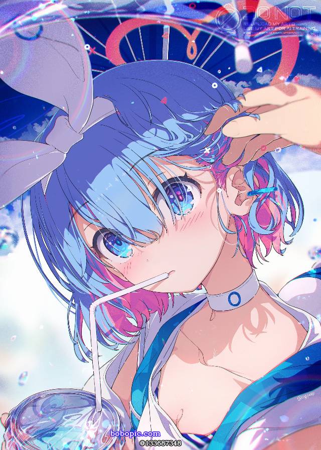 Alona (Blue Archive), Arrona, 碧蓝档案, 撩头发, Blue Archive 1000+ users
