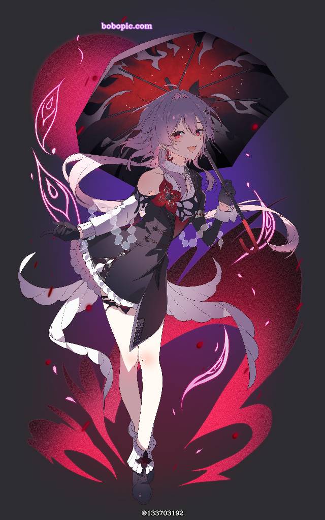 崩坏：星穹铁道, 三月七, 女孩子, 插画