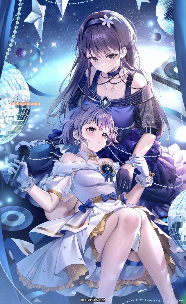 Taki Shiina, 女孩子, starry sky, Takamatsu Tomori, BanG Dream!, yuri