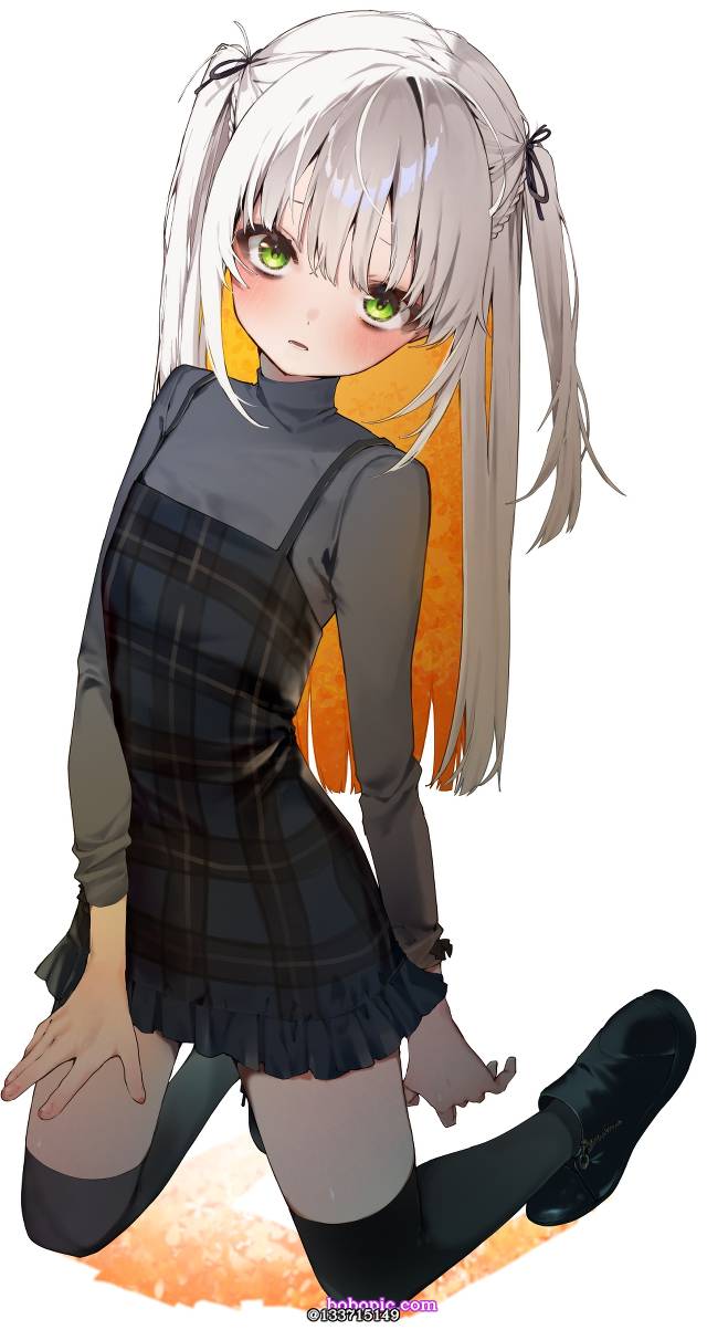 原创, 原创, young girl, 萝莉, 白发