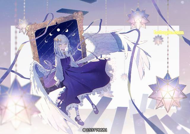 原创, 女孩子, 翅膀, star