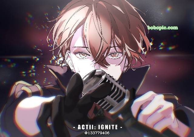 一张彩虹社,加贺美隼人绘画图片