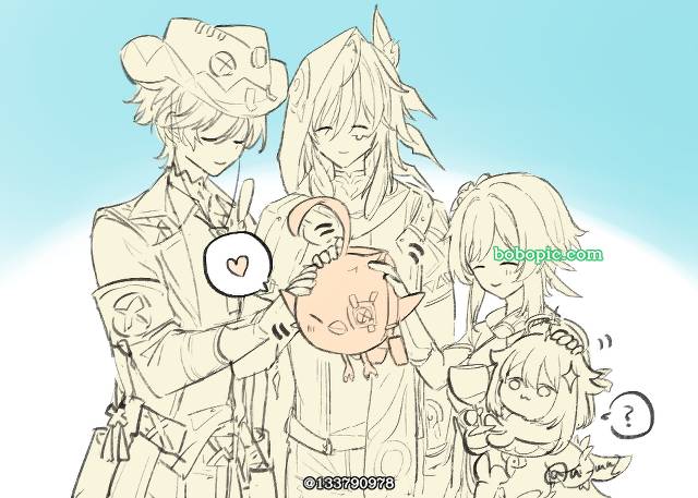 Genshin Impact, 伊法, 欧洛伦, firefly, Paimon