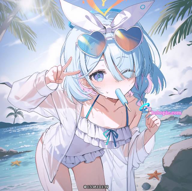 AI 画作, 碧蓝档案, 女孩子, 萝莉, Alona (Blue Archive), Arrona, 泳装