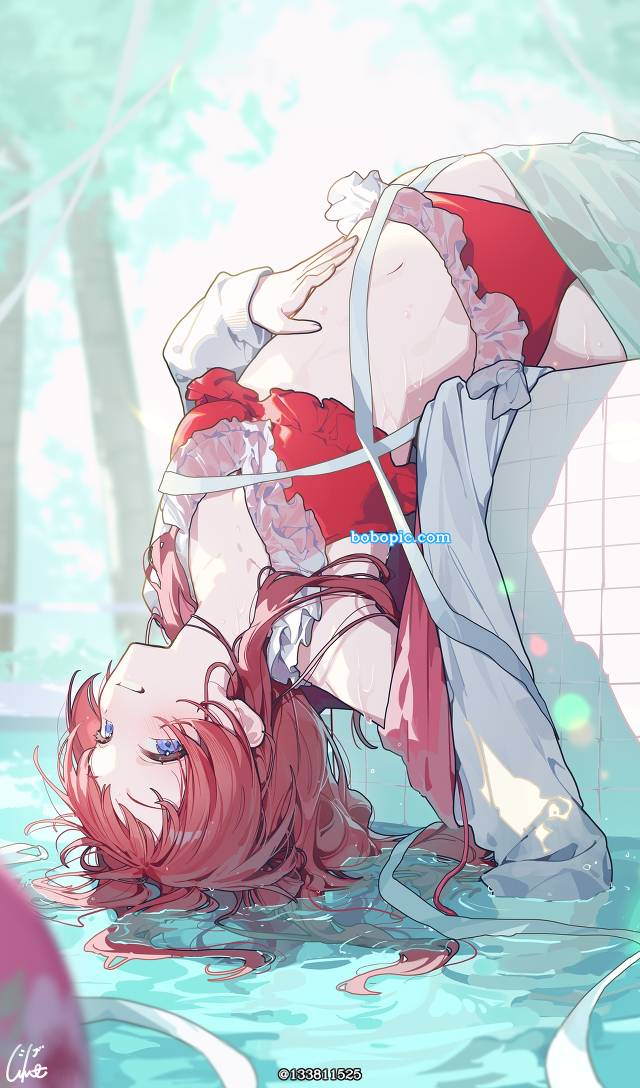 Gakuen IDOLM@STER, Saki Hanami, 泳装, 偶像大师1000users加入书籤