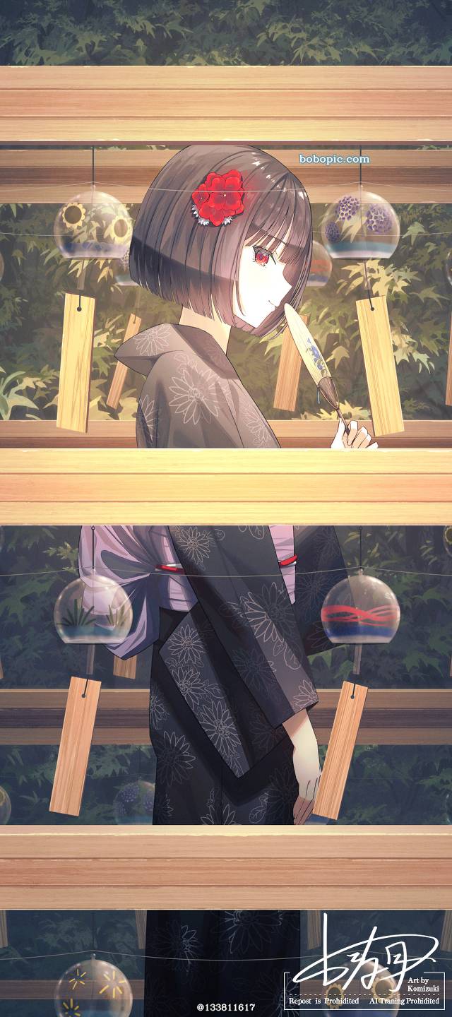 原创, 女孩子, bob cut