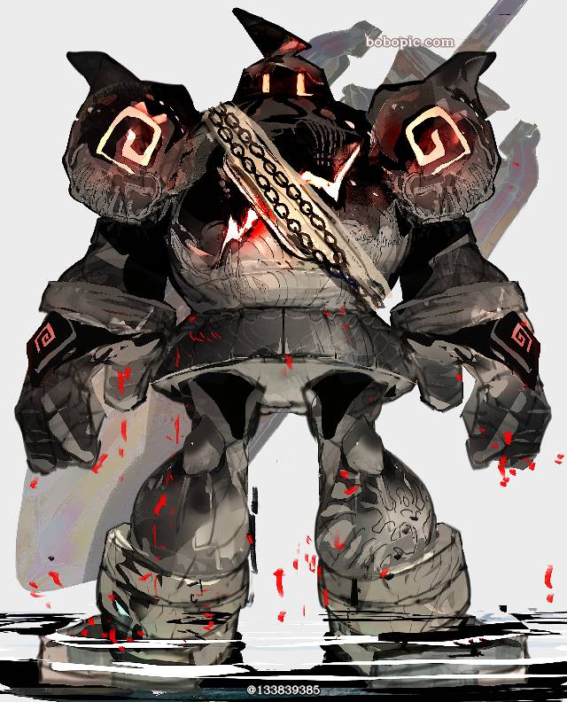 Golurk, 精灵宝可梦, 口袋妖怪, 厚涂, 黑骑士