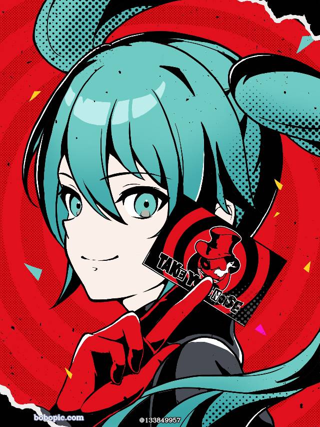 初音未来, 世界计划, 女神异闻录5, vocaloid, Vocaloid, V家曲