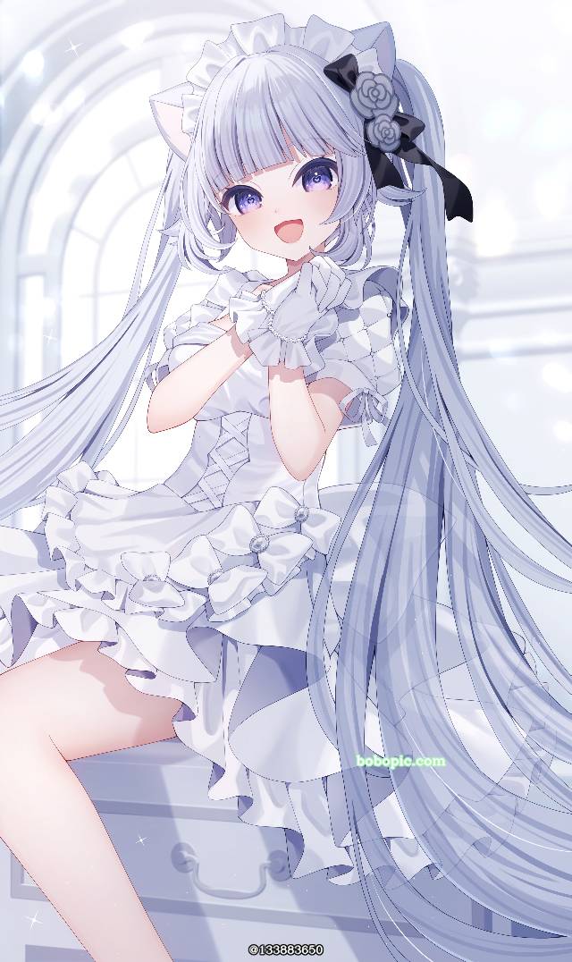 兽耳, 兽耳, 女仆装, 女仆, 女孩子, 原创