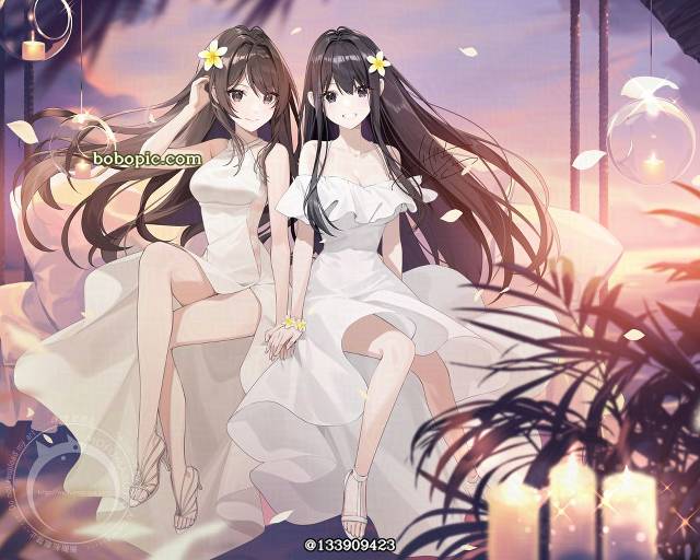 原创, 白色连衣裙, 原创