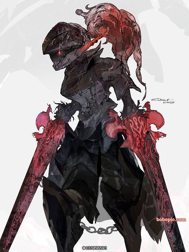 Ceruledge, 黑骑士, 精灵宝可梦, 口袋妖怪, 厚涂, Ghost Type, 骑士