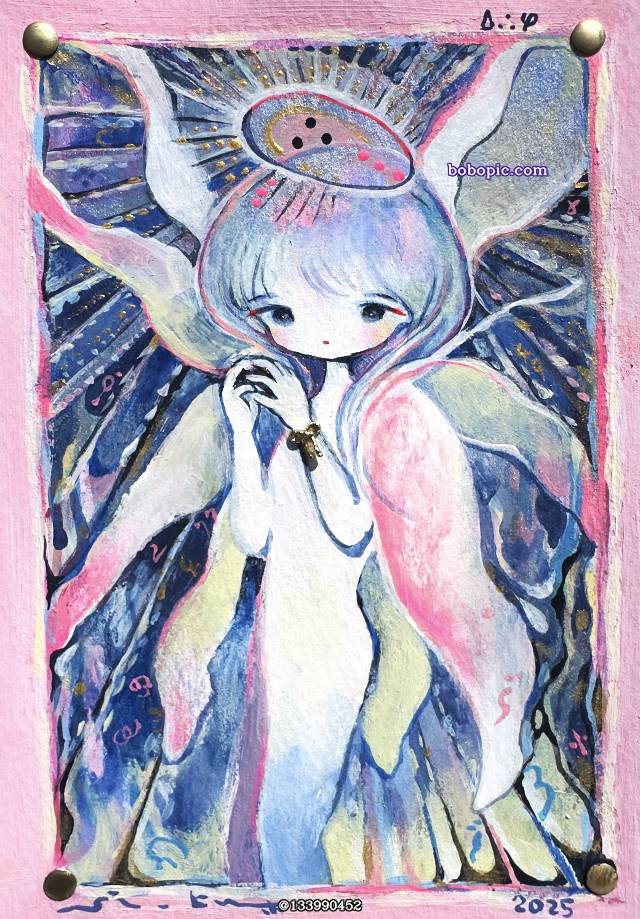 女孩子, 手绘, 原创, 原创