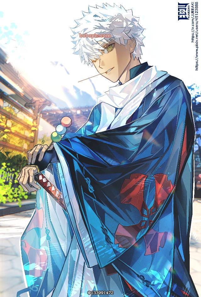 插画, Sengo Muramasa (Fate), Muramasa Senji, 白发