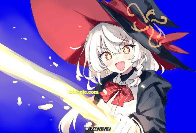 碧蓝档案, 爆音波特, witch, sparkling eyes