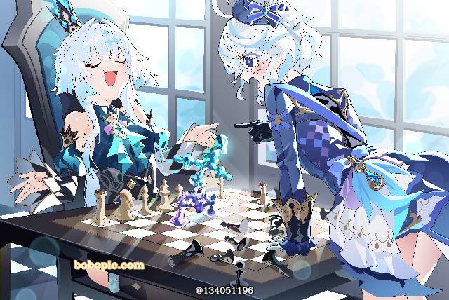 芙宁娜（原神）, Genshin Impact, Honkai: Star Rail, 刻律德菈, chess