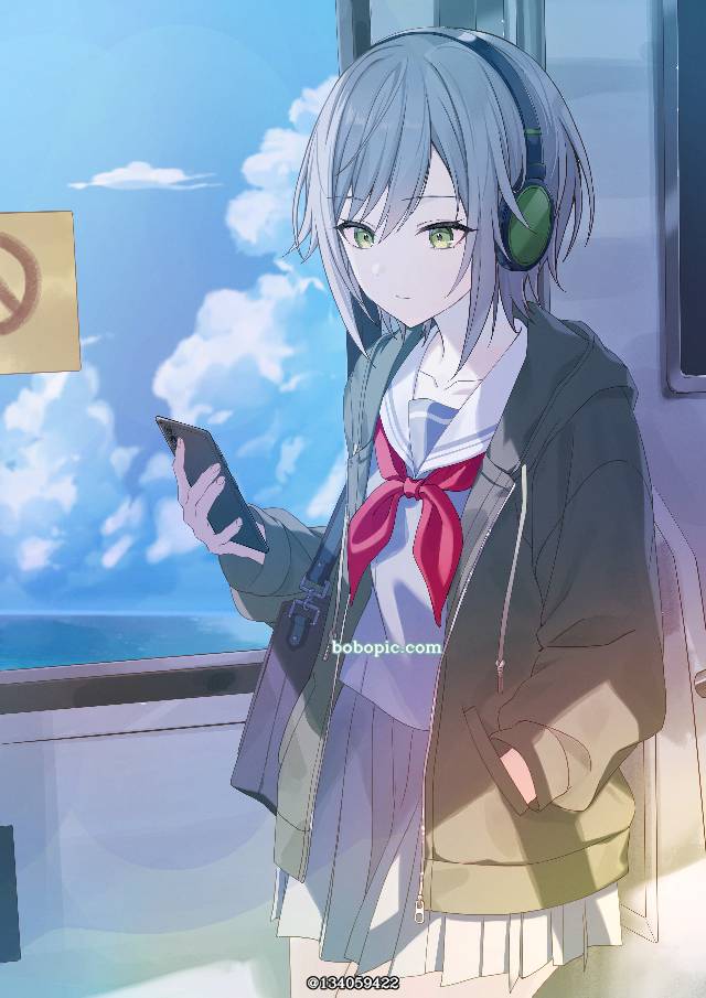 女孩子, 世界计划, 短发, 水手服