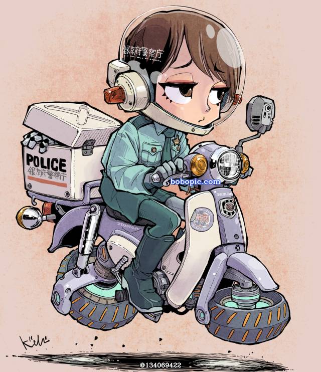 自行车, 妇警
