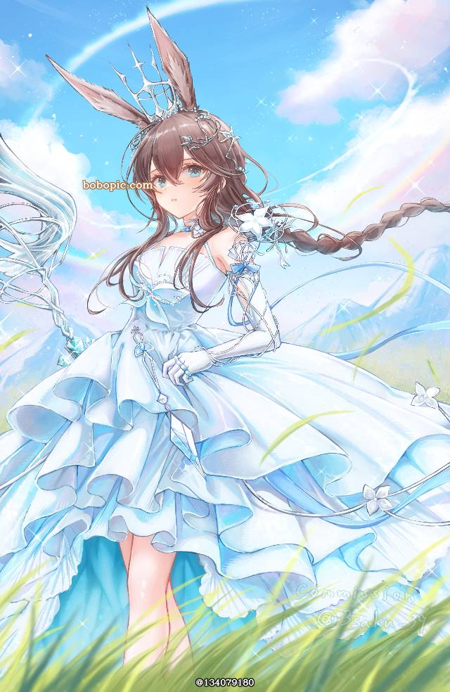 Arknights, 明日方舟, 阿米娅（明日方舟）, Amiya, 长手套, 兔耳, 茶发