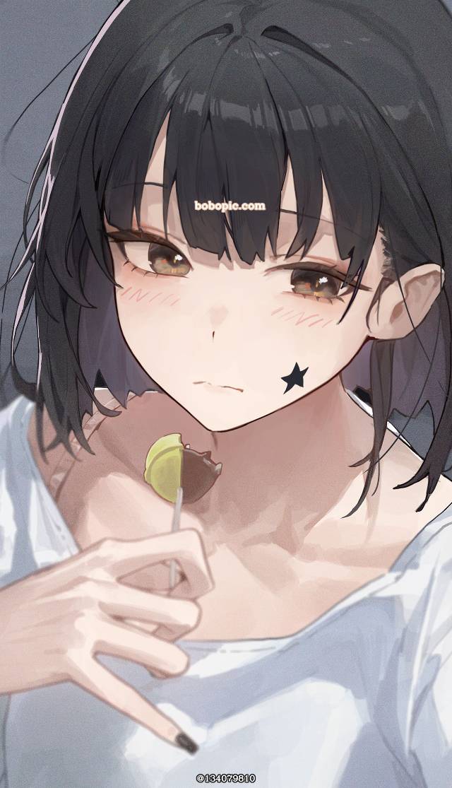 女孩子, black hair