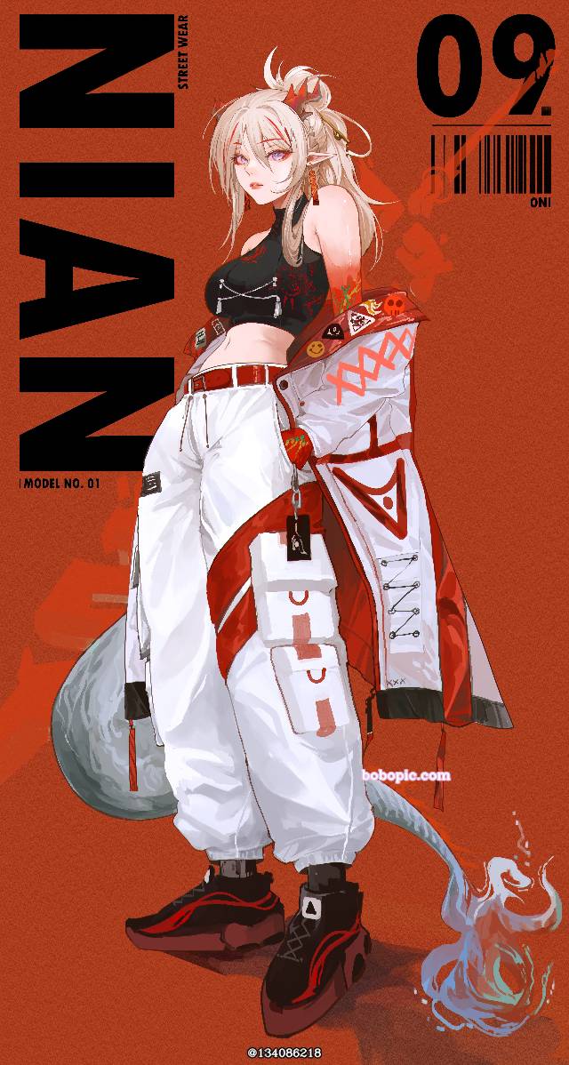 Arknights, 明日方舟, 年（明日方舟）, 龙娘, 女孩子, 卧槽好可爱, beautiful girl, 美, 白发