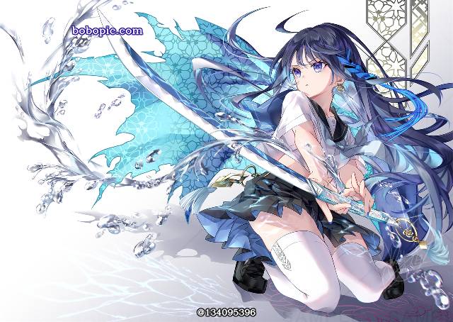 女孩子, 原创, 黑发, 和风, 水手服