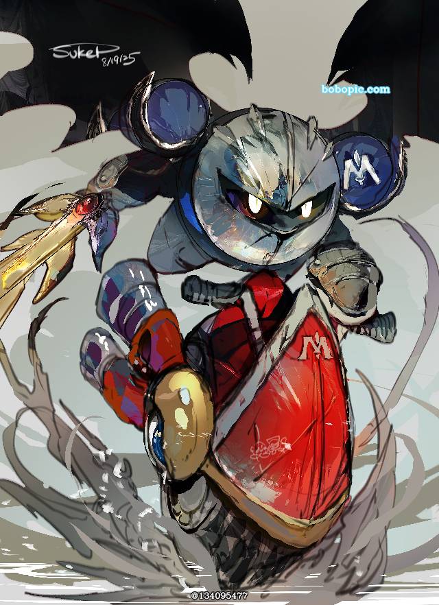 魅塔骑士, Wheelie, 卡比, 星之卡比, 厚涂