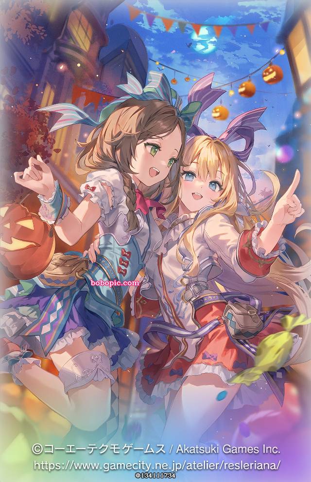 Atelier Resleriana, atelier, 商业绘图, 炼金工作室系列, Atelier Firis, Firis Mistlud, Ilmeria von Leinwaber, 万圣节