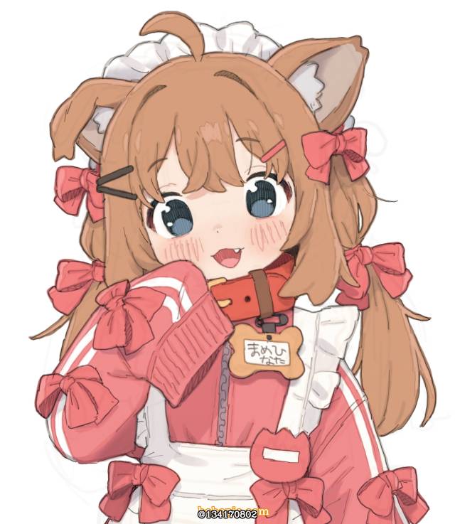 女孩子, 萝莉, little girl, 野兽, dog ears, dog girl, Mamehinata, 女仆
