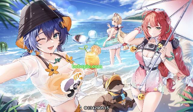 绝区零, Rin (Zenless Zone Zero), Ukinami Yuzuha, 泳装, 女孩子, Zenless Zone Zero 500+ Bookmarks