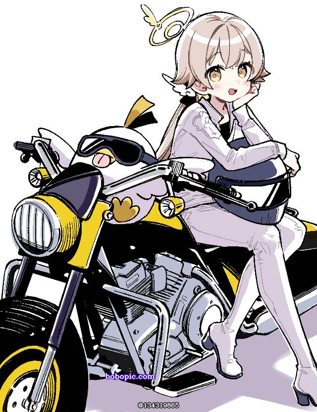 碧蓝档案, Ajitani Hifumi, rider suit, helmet, Blue Archive 1000+ bookmarks, 自行车