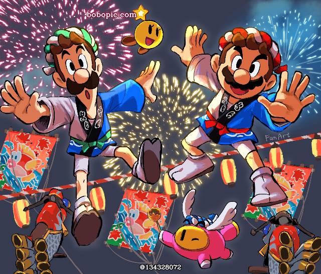 summer festival, 马里奥与路易基RPG, 路易, Mario (Super Mario), 超级马里奥