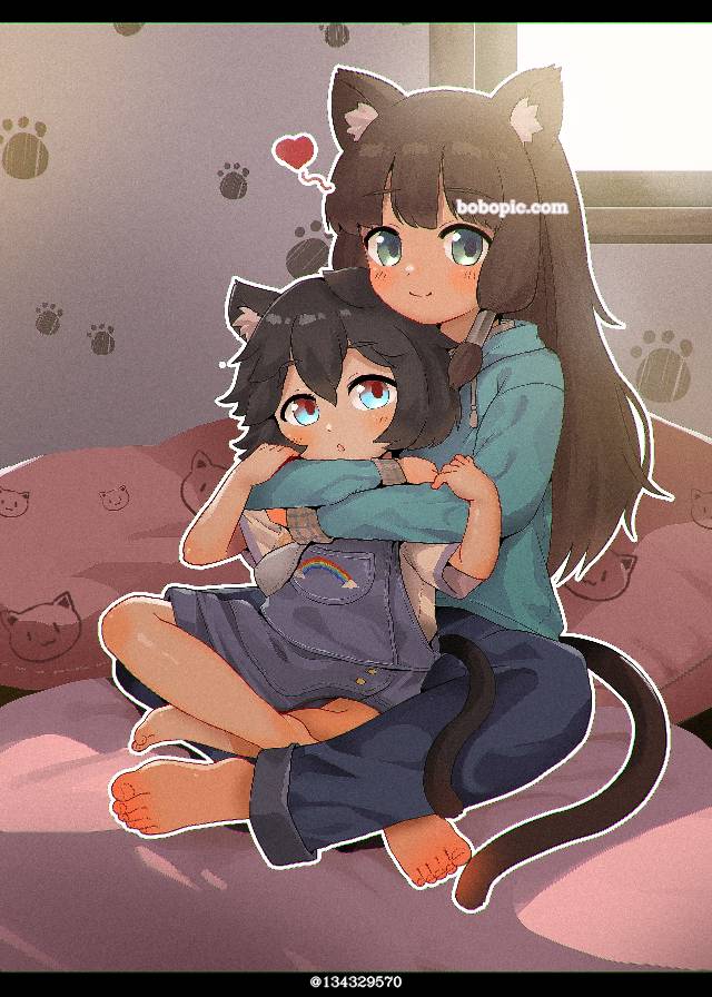 young girl, 萝莉, 女孩子, 兽耳, animal ears