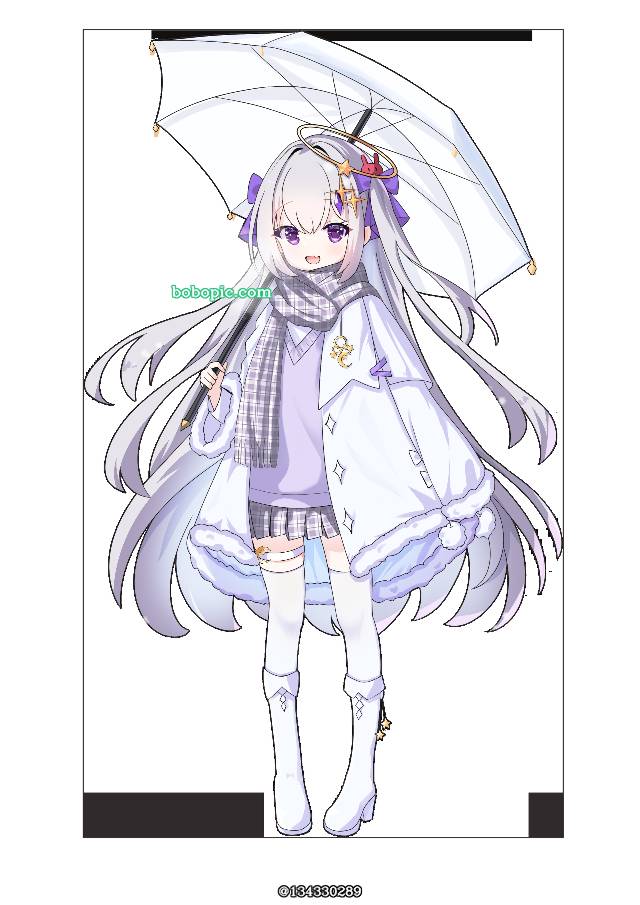 女孩子, cute, 银发
