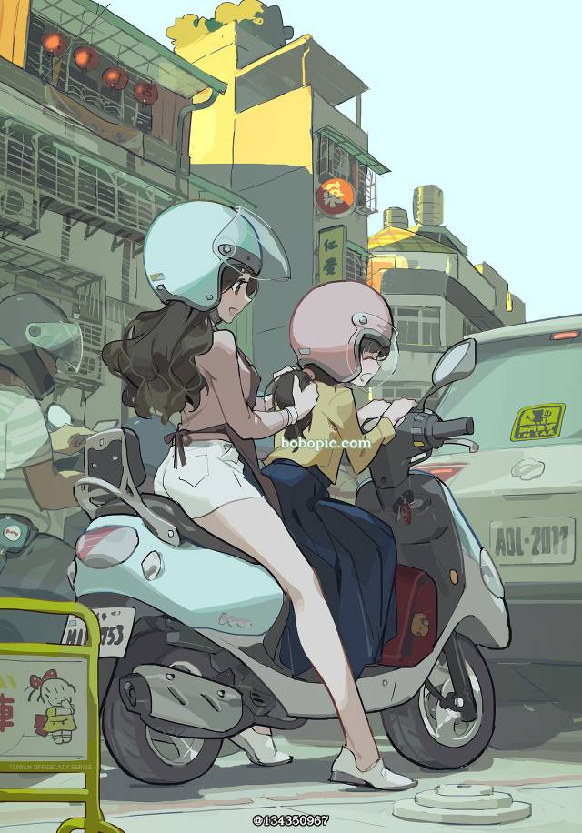 原创, taiwan, two-seater, scooter, 原创100收藏, 自行车, 美腿