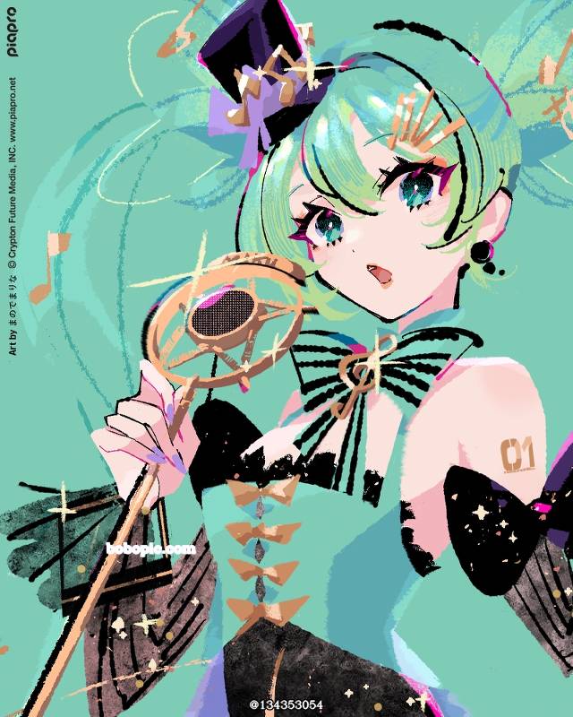 初音未来, 商业绘图