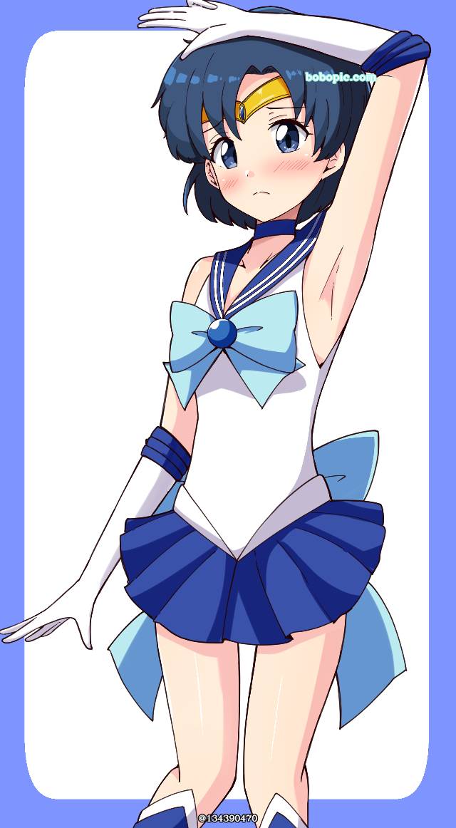 水手月亮, 水兵水星, mizuno ami, 腋下, 长手套, 美少女战士