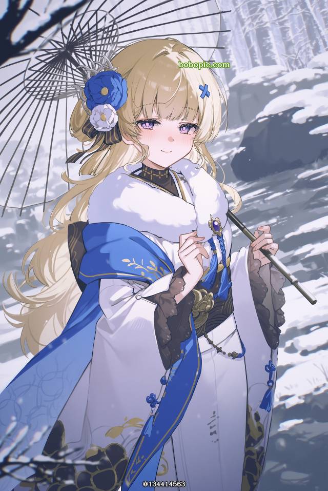 AI 画作, 女孩子, Wuthering Waves, 菲比（鸣潮）, 和服