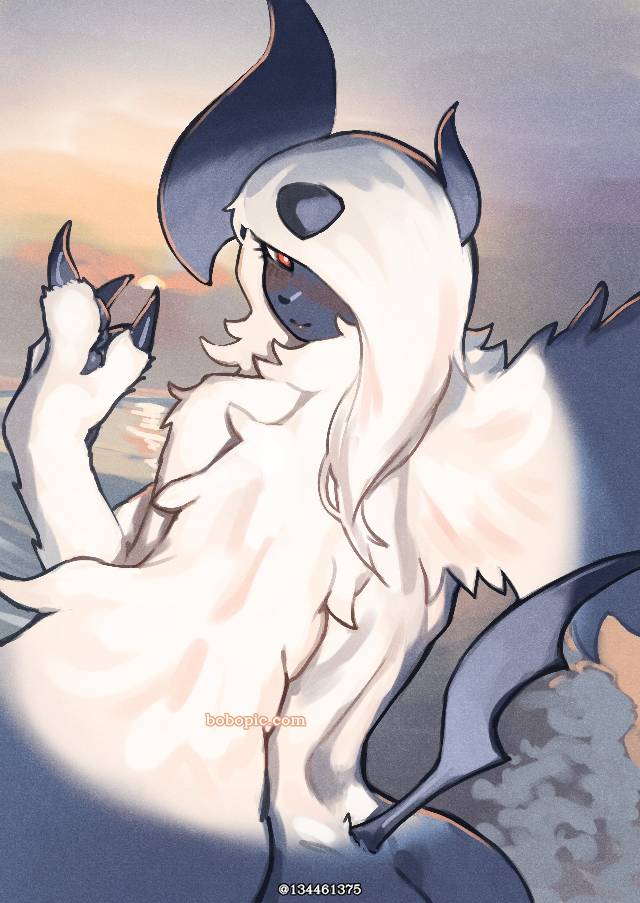 absol, 精灵宝可梦, 野兽, 女性兽人