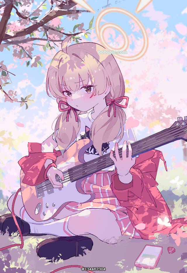 一张蔚蓝档案,伊原木能美绘画图片