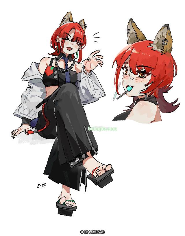 脚指, 赤脚, 脚底, Arknights