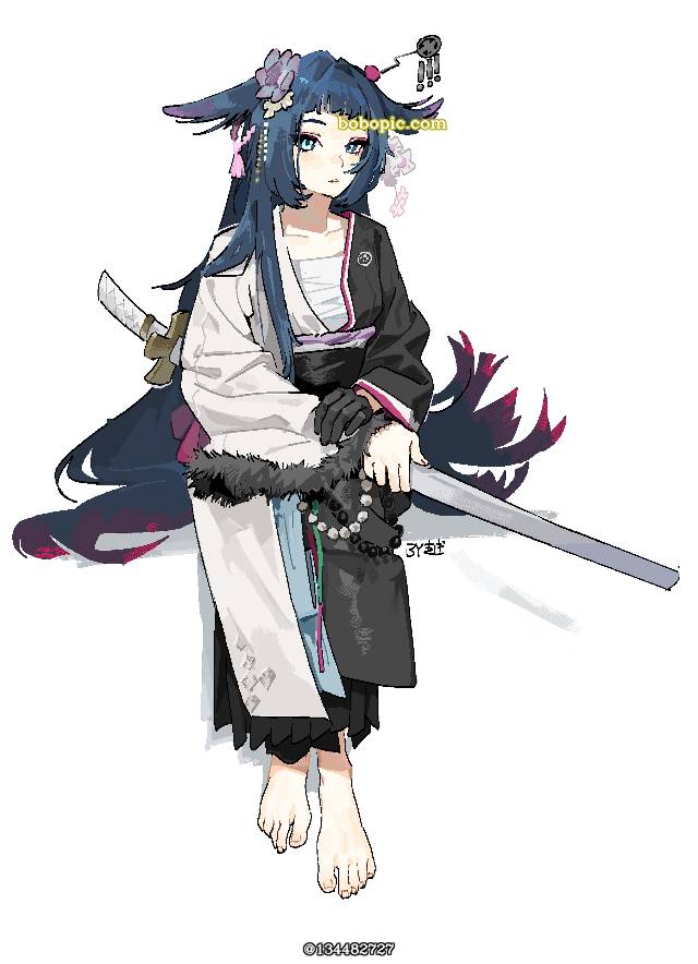 Arknights, 赤脚, 脚指, 缠胸布